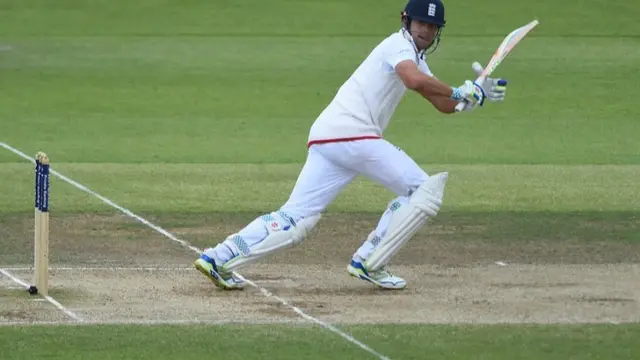 Alastair Cook batting