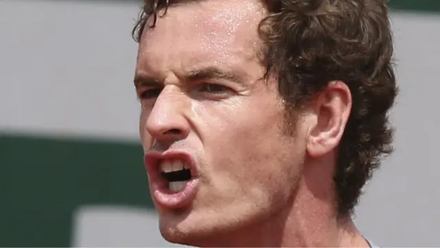 Andy Murray screams