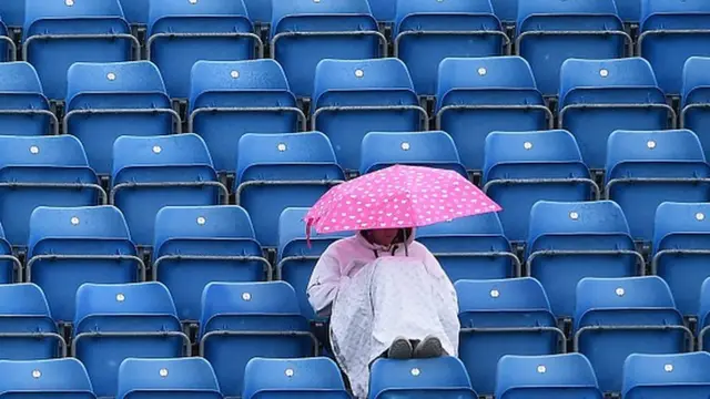 Rain at the Test match