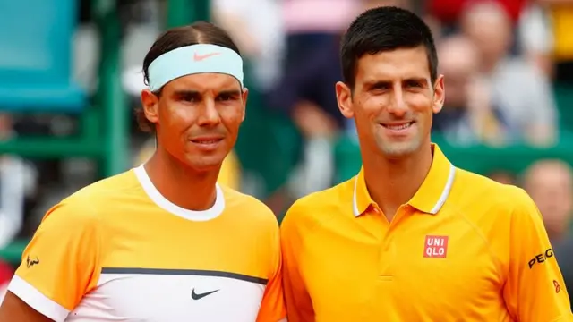 Novak Djokovic and Rafa Nadal