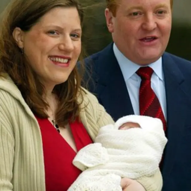 Charles Kennedy with his wife Sarah and their new born son Donald James Kennedy