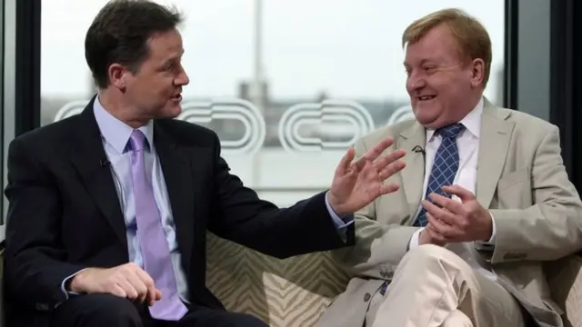 Nick Clegg and Charles Kennedy