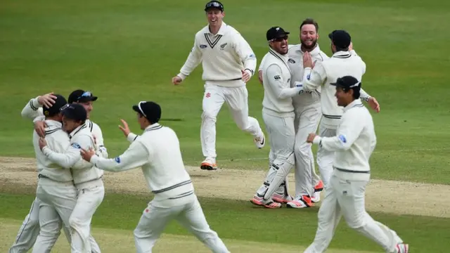 New Zealand celebrate