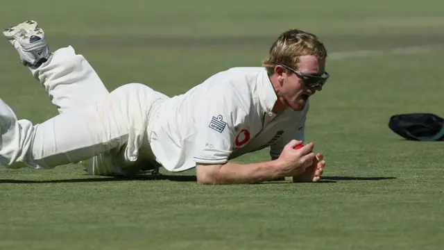 Paul Collingwood takes a catch