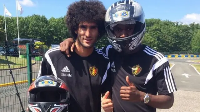 Marouane Fellaini's Twitter picture