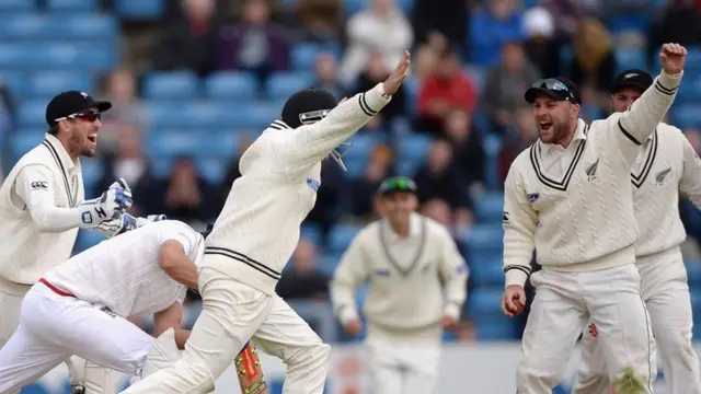 New Zealand celebrate