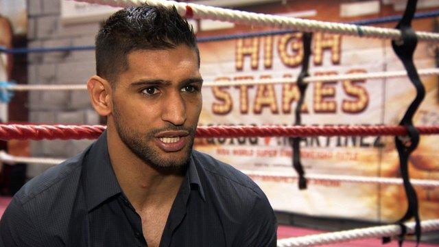 British boxer Amir Khan