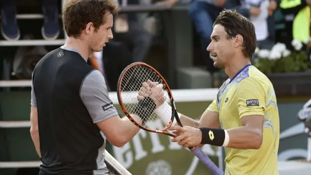 Andy Murray and David Ferrer