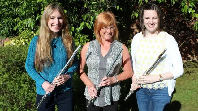 Laura Payne, Lynne Dakers and Sheila Rayson