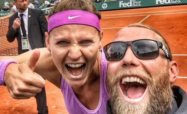 Lucie Safarova and Rob Streckley