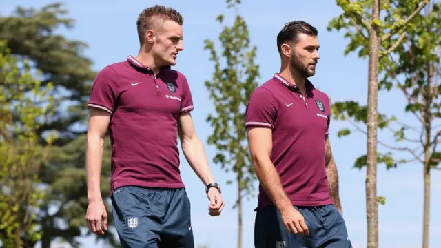 Charlie Austin and Jamie Vardy