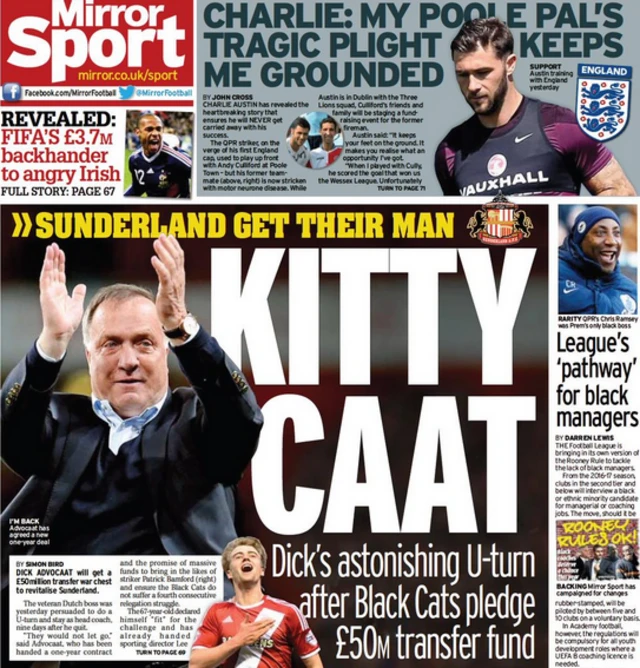 Friday's Daily Mirror