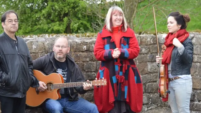 Maddy Prior performing at Hadrian's Wall of Sound