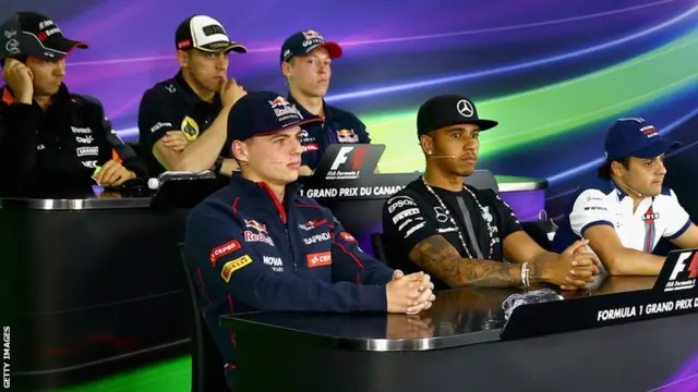 Drivers news conference