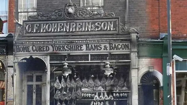 A butcher's shop in Princes Avenue