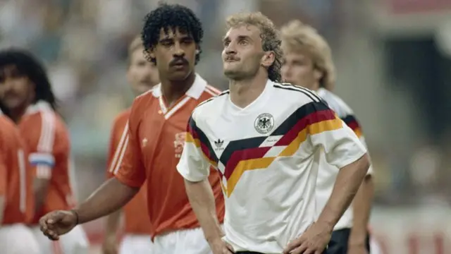 Rudi Voller and Frank Rijkaard