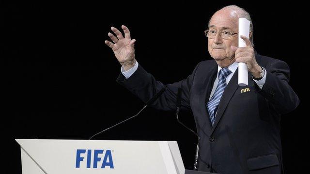 Llywydd Fifa Sepp Blatter