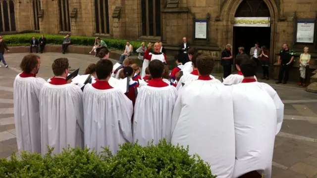 Choir at Newcastle Cathedral