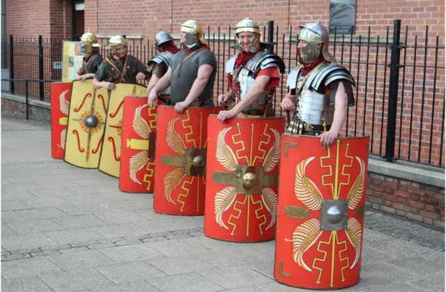 Roman soldiers