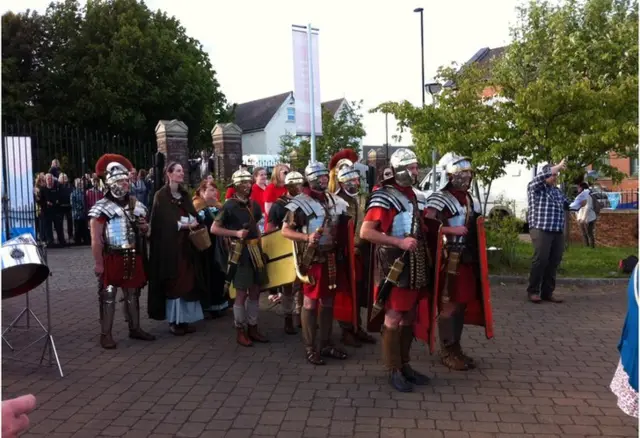 Roman soldiers