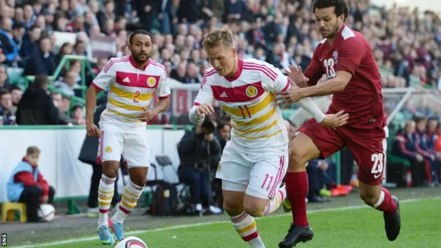 Matt Ritchie attacks down Scotland's right wing