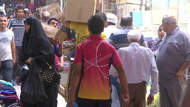 A market in Baghdad