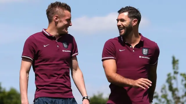 Jamie Vardy and Charlie Austin