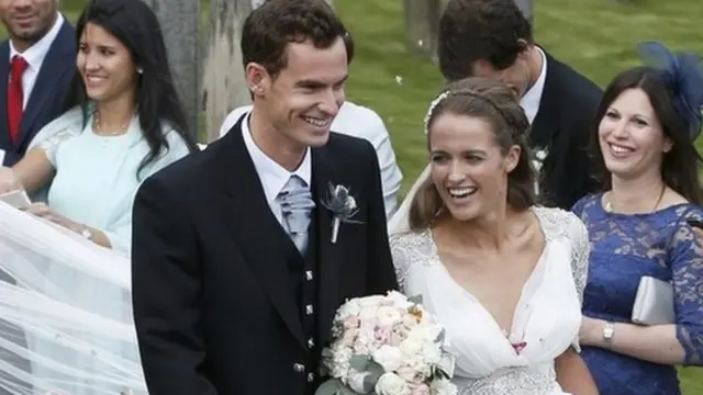 Andy Murray and Kim Sears