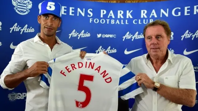 Rio Ferdinand and Harry Redknapp