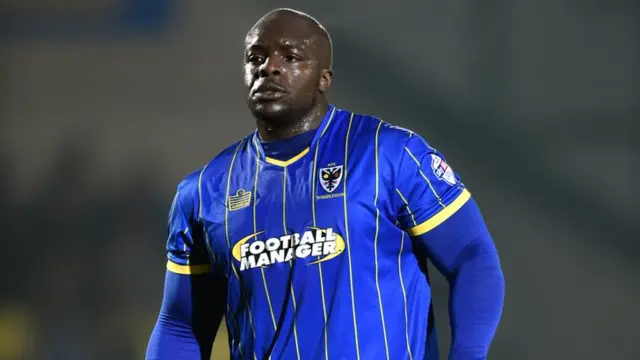 AFC Wimbledon striker Adebayo Akinfenwa