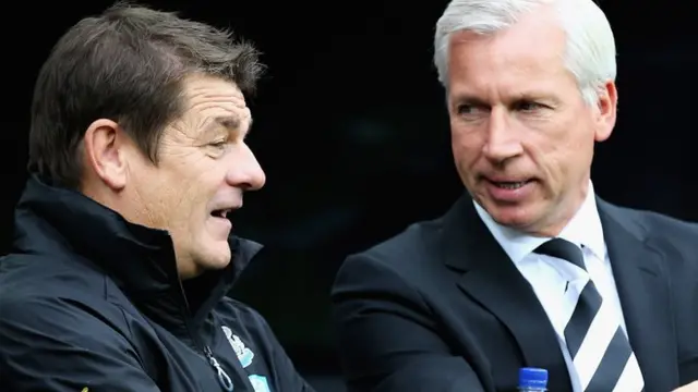 John Carver and Alan Pardew