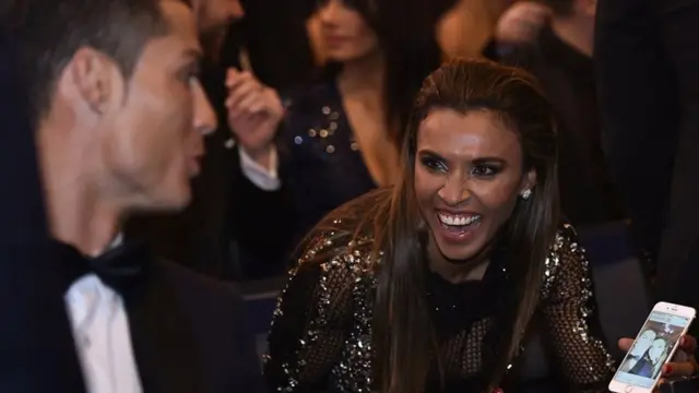 Marta and Cristiano Ronaldo