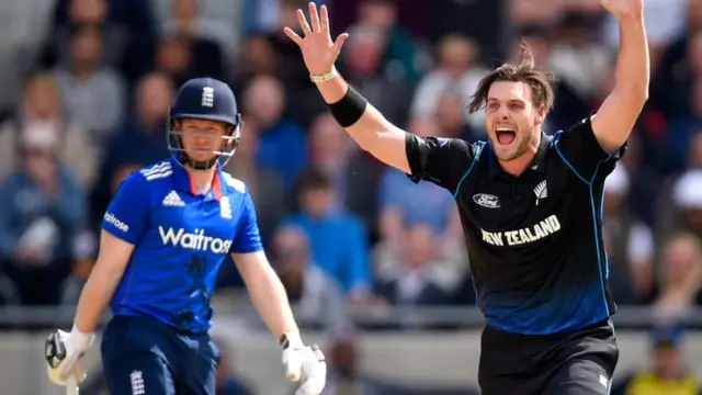 Eoin Morgan is dismissed