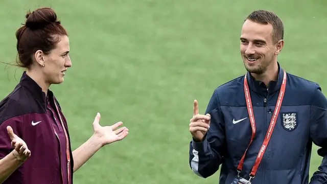 Alex Scott and Mark Sampson