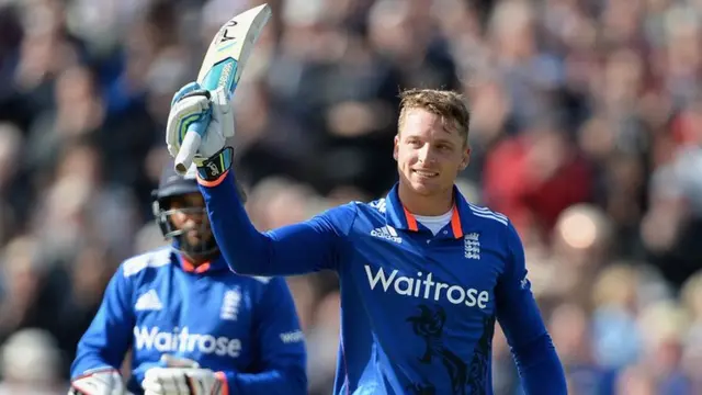 Jos BUttler celebrates