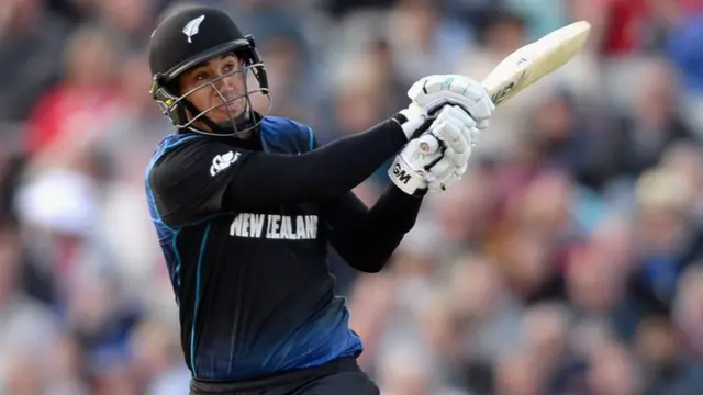 Ross Taylor plays a shot