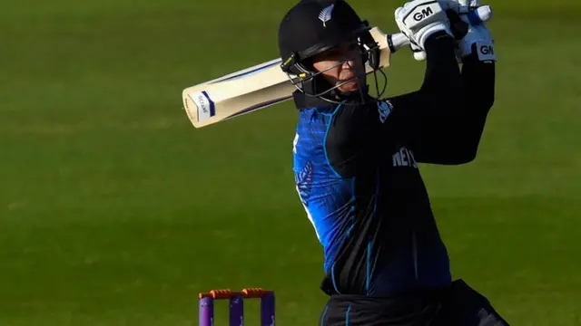 Ross Taylor plays a shot