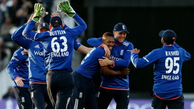 England celebrate win
