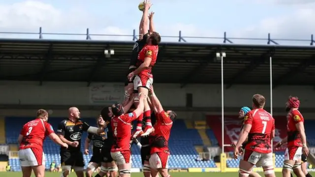 London Welsh v Wasps at the Kassam Stadium