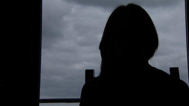 Silhouette of a woman