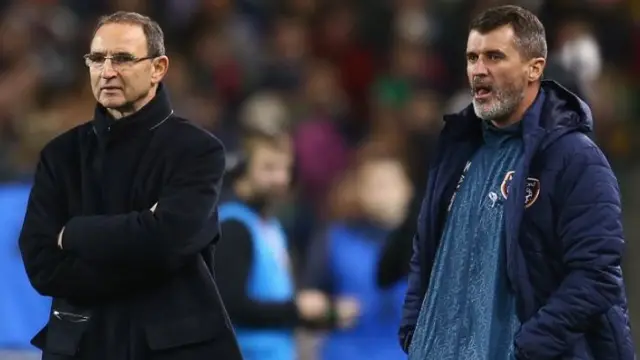 Martin O'Neill and Roy Keane