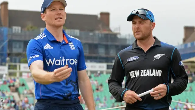 Eoin Morgan and Brendon McCullum