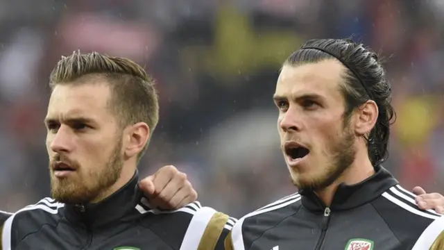 Aaron Ramsey and Gareth Bale