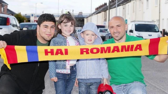 Romania fans