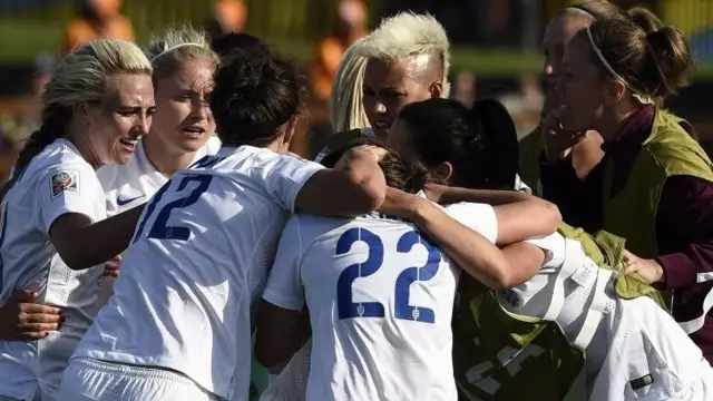 England celebrate