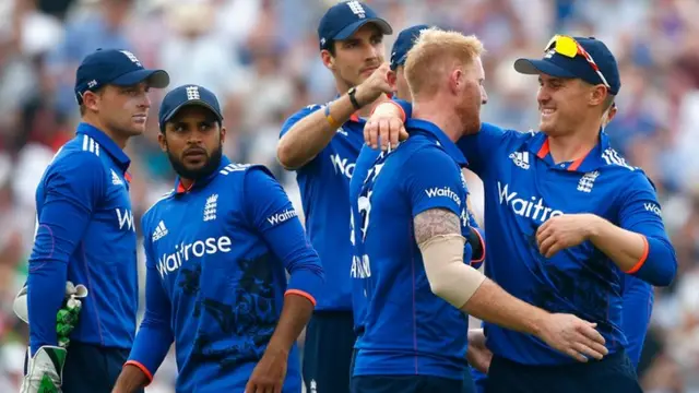 England celebrate