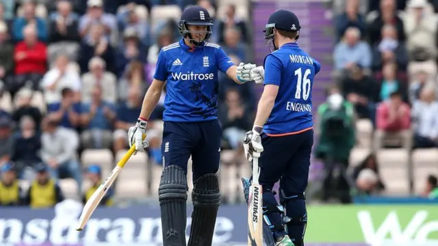 Joe Root and Eoin Morgan