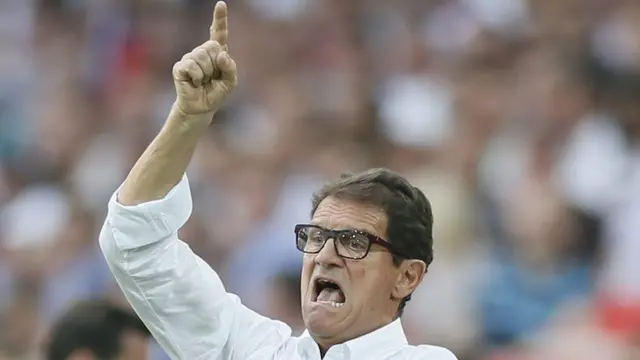 Russia manager Fabio Capello