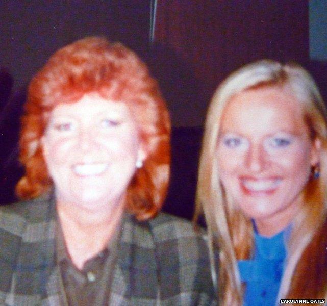 Carolynne Oates and Cilla Black