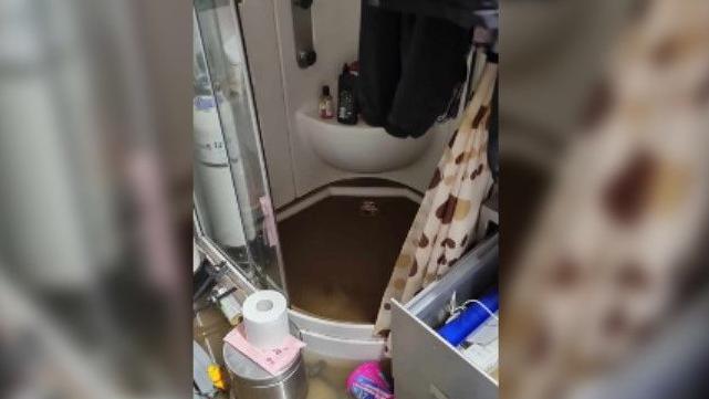 Flooding in Teresa Darnbrough's home